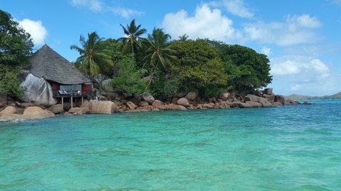 Une île minuscule aux Seychelles